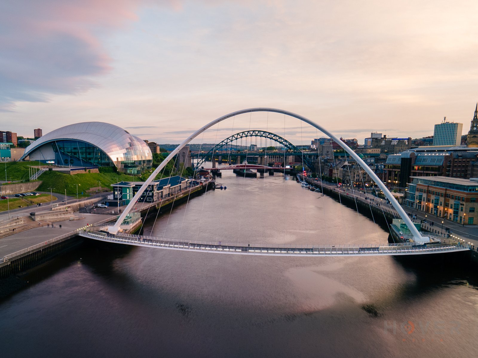 Gateshead Quayside by Hover Media